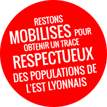Restons mobilisés pour obtenir un tracé respectueux des populations de l'Est Lyonnais : Adhérez à l'association de votre commune